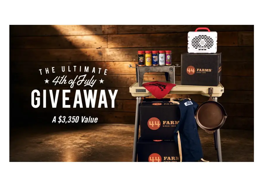 44 Farms Angus Steaks Ultimate 4th Of July Giveaway - Win A Cast Iron Skillet, Beef Package & More