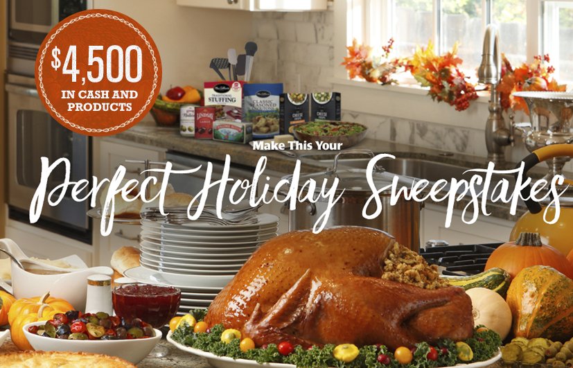 $4,500 Perfect Holiday Sweepstakes!