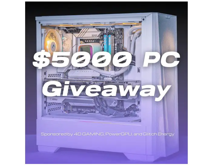 4D Gaming Ultimate Bundle Giveaway - Win A Gaming PC & More