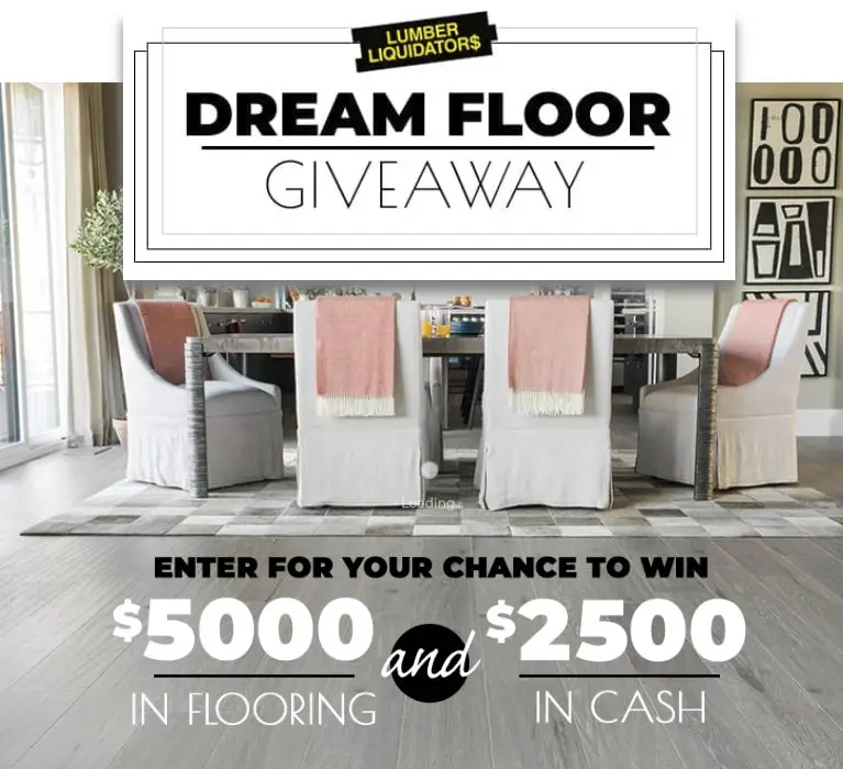 $5,000 Dream Floor Giveaway