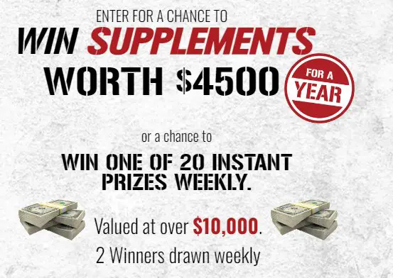 5 Percent Nutrition's 2023 Richer By The Day Giveaway - Win Free Supplements For A Year Worth $4,500