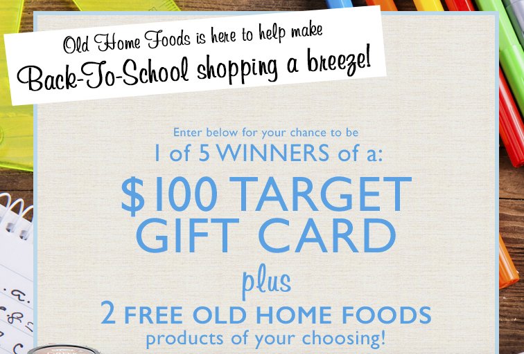 5 Target Gift Cards for Back to School (Sweepstakes)