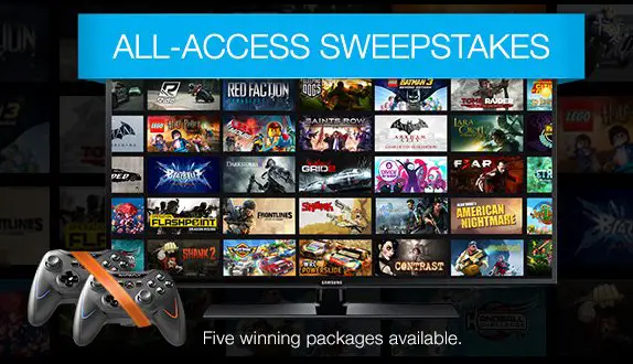 5 WILL WIN! GameFly Streaming All-Access Sweepstakes