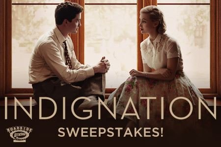 5 Winners, Indignation Movie Sweepstakes!
