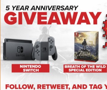 5 Year Anniversary Giveaway
