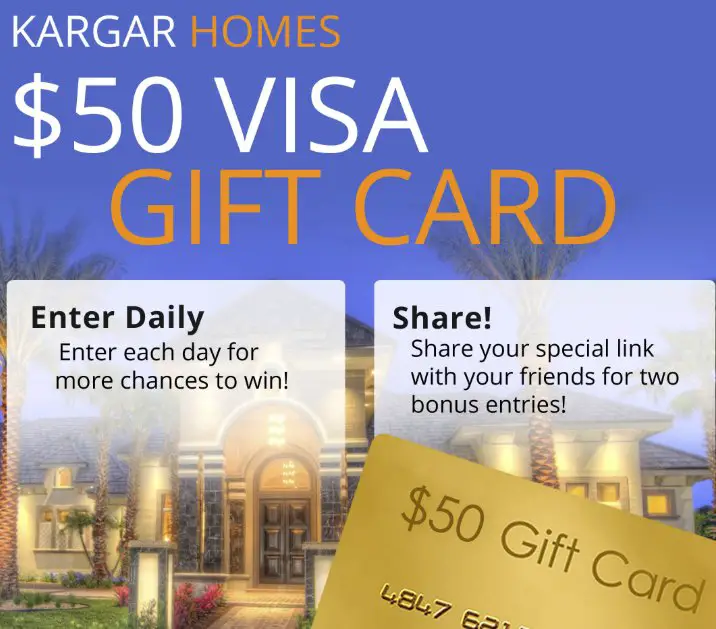 $50 Visa Gift Card Giveaway