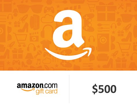 $500 Amazon Shopping Spree Sweepstakes