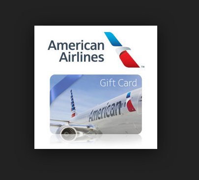 $500 American Airlines Gift Card Giveaway