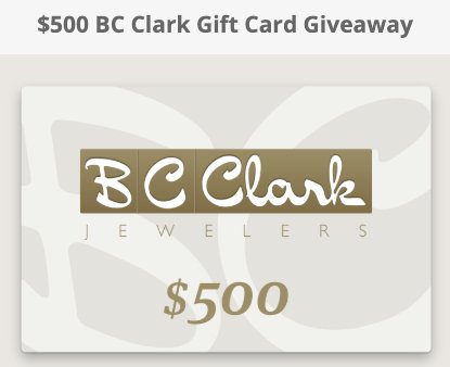 $500 BC Clark Gift Card