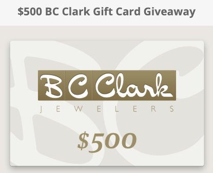 $500 BC Clark Gift Card