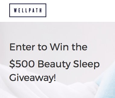 $500 Beauty Sleep Giveaway