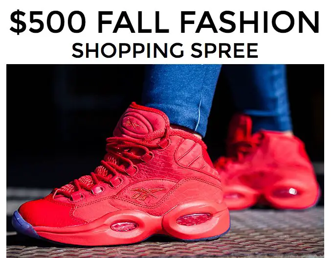 $500 Fall Fashion Shopping Spree!