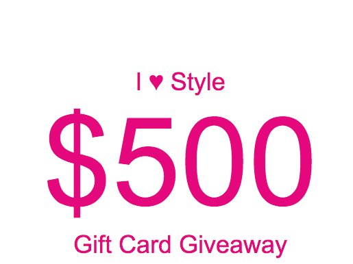 $500 Gift Card Giveaway (4 Winners)