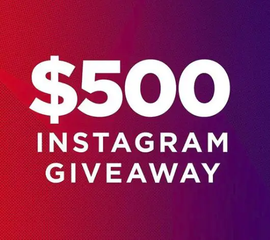 $500 Instagram Sweepstakes