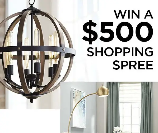 $500 LAMPS PLUS Ratings Sweepstakes - Win a $500 Shopping Spree