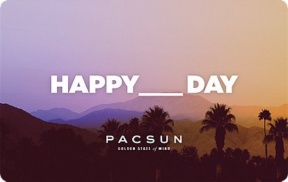 $500 PacSun Gift Card Giveaway