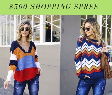 $500 Shopping Spree Sweepstakes