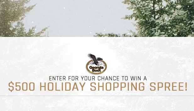 $500 Shopping Spree Sweepstakes!