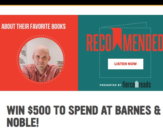 $500 to Spend at Barnes & Noble!