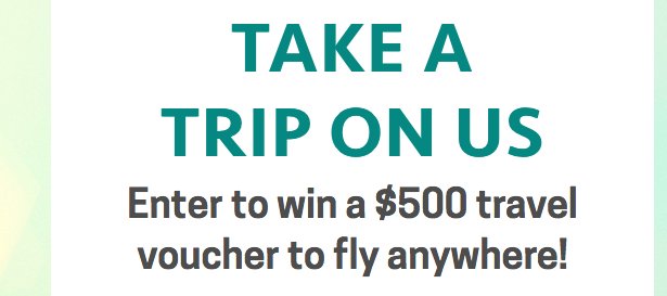 $500 Travel Voucher Giveaway - Please Take It!