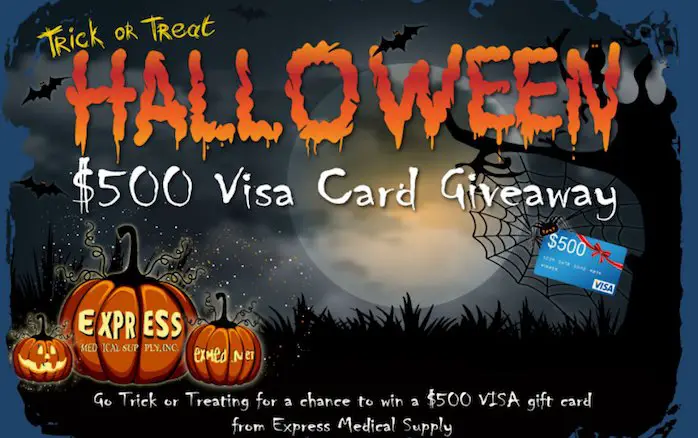 $500 Trick or Treat Visa Gift Card