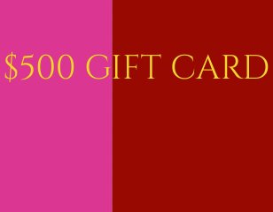 $500 Victoria's Secret Gift Card