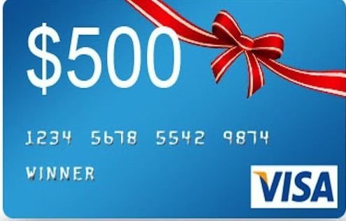 $500 Visa Reward Card Sweepstakes