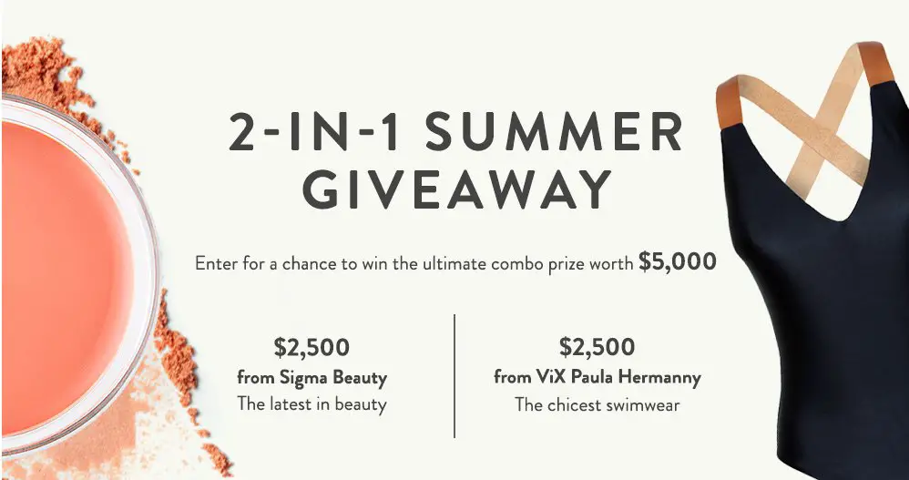 $5000 2-in-1 Summer Giveaway