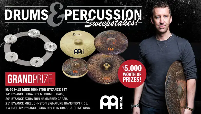 $5000 Drum and Percussion Sweepstakes!