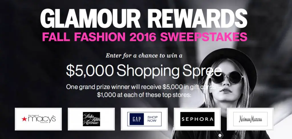 $5000 in Gift Cards! > Fall Fashion 2016 Sweepstakes