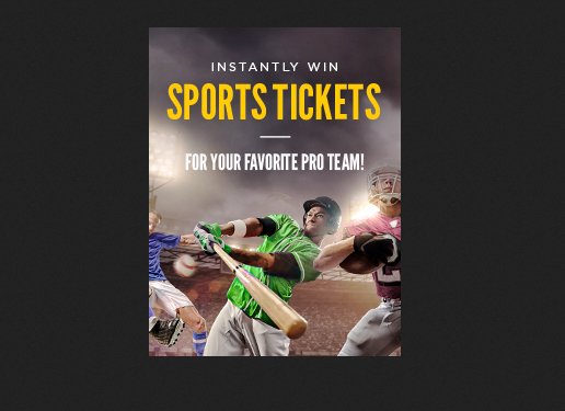 $5,000 Instant Sports Tickets Sweepstakes