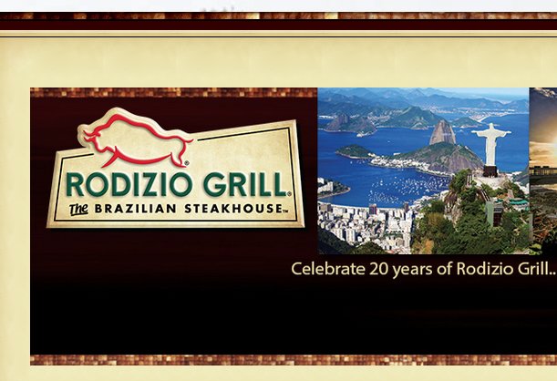 $5000 Rodizio Grill's 20th Anniversary Sweepstakes
