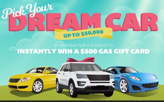 $50,000 Ultimate Car Sweepstakes