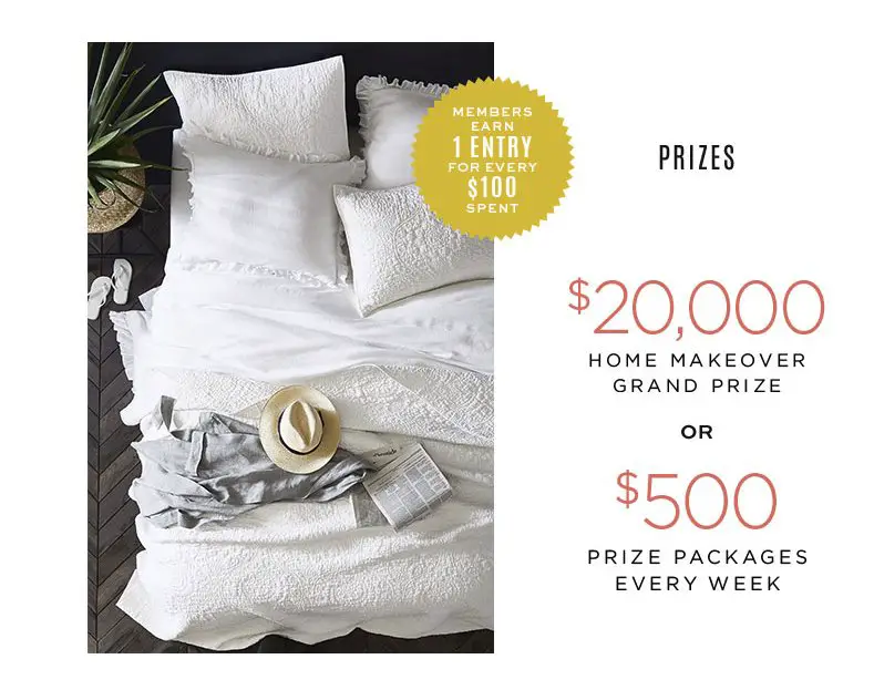$51,000 Home Makeover Member Sweepstakes