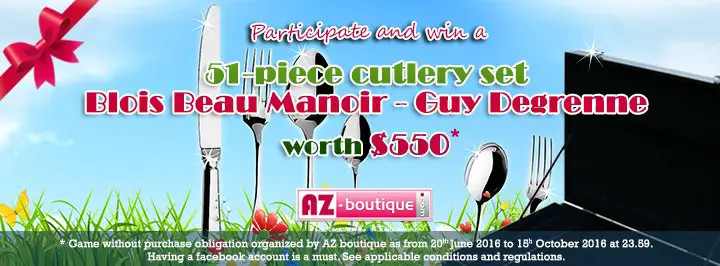 Win a 51-piece Cutlery Set Blois Beau Manoir!