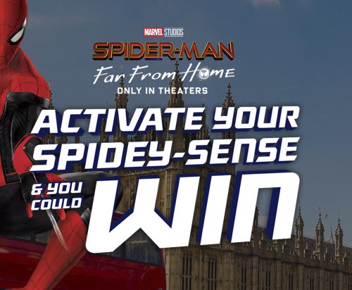 $52,910 Activate Your Spidey Senses Sweepstakes