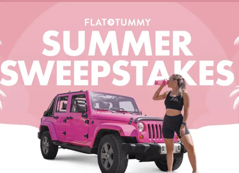 $57,890 Jeep Wrangler + Flat Tummy Summer Sweepstakes