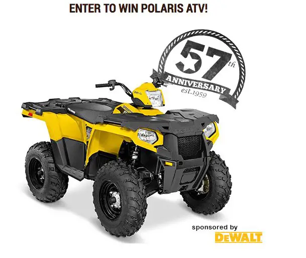 57th Anniversary, Win a Polaris ATV!