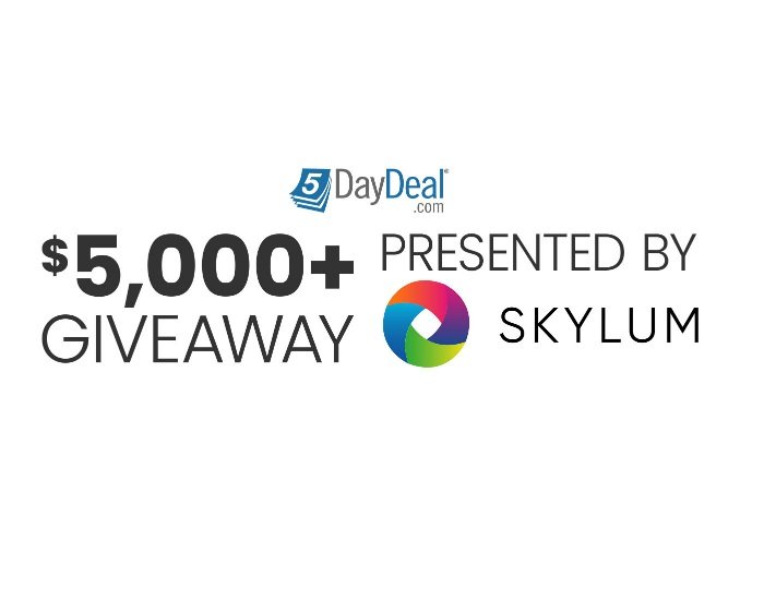5DayDeal Photo & Video Giveaway - Win A MacBook Pro & More