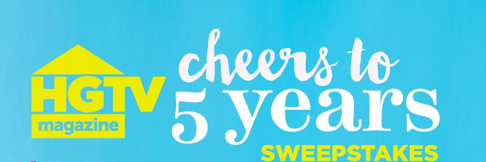 5th Anniversary Sweepstakes, 1 of 5 $1000 Prizes!