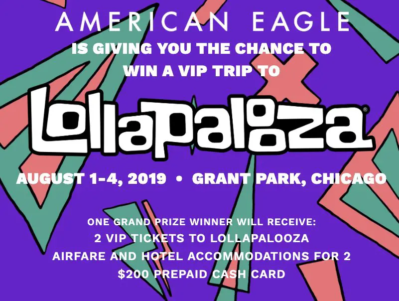 $7,000 American Eagle Lollapalooza