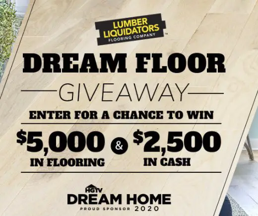 $7,500 Dream Floor Giveaway