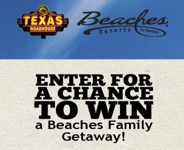 $8,500 Texas Roadhouse Beaches Beaches Resorts by Sandals