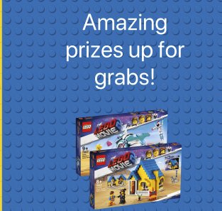 $8,982 LEGO Build and Win Chiquita