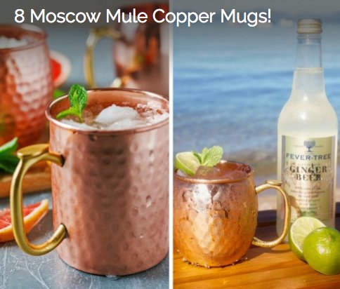 Win 8 Moscow Mule Copper Mugs!