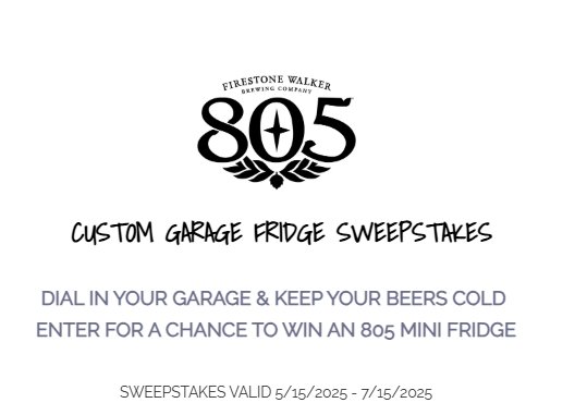 805 Custom Mini Fridge Sweepstakes - Win A $350 Custom Mini Fridge