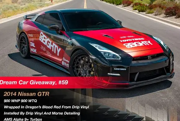 80eighty Dream Car Giveaway - Win A $90,000 Nissan GT-R Car + $40K Cash