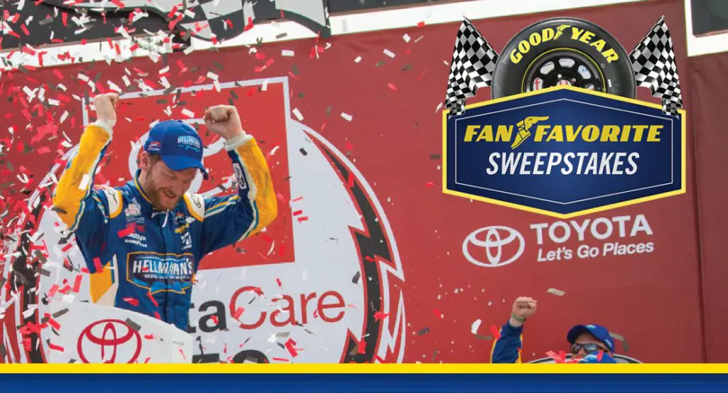 $8,888 Goodyear Fan Favorite Sweepstakes!