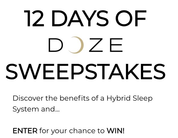 $9,000 12 Days of Doze