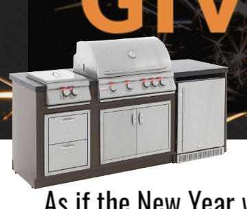 $9,700 New Year New Outdoor Kitchen Giveaway